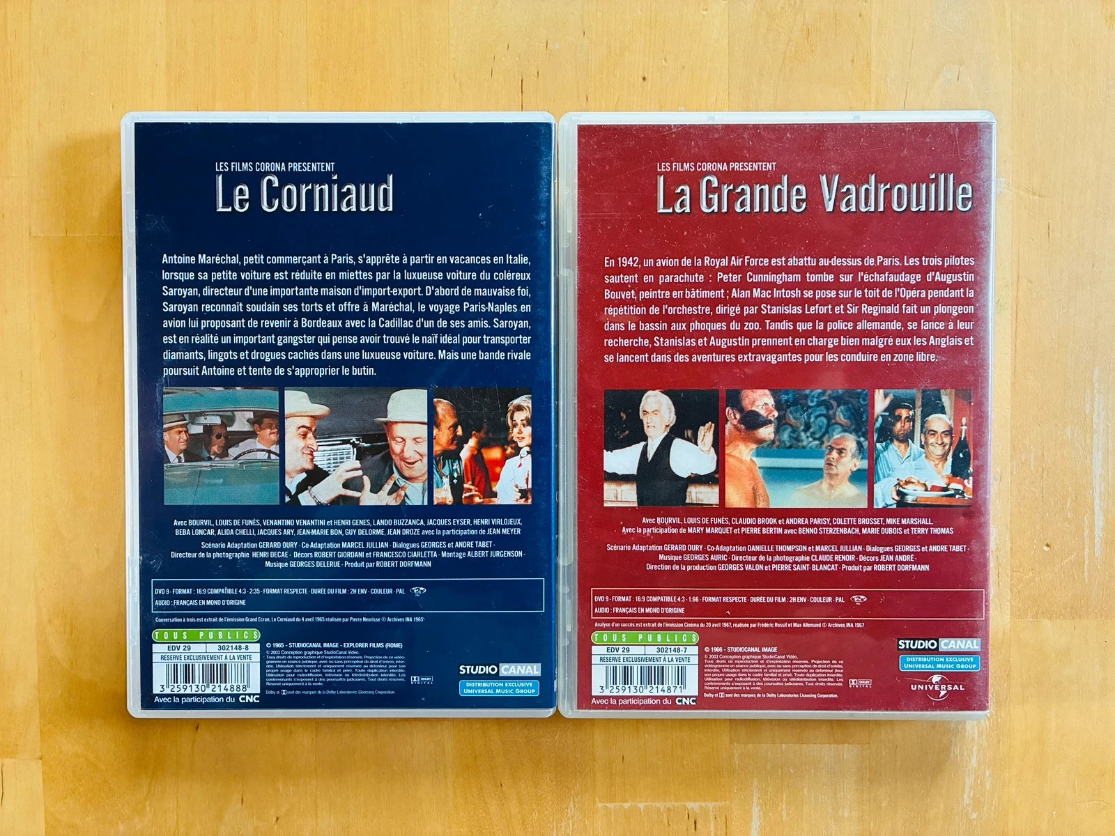 Lot 2 DVD comédias cultas de Gérard Oury: Le Corniaud e La Grande Vadrouille. – photo 3